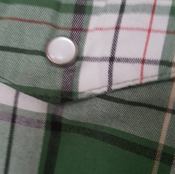 [R2] Green Gingham Skater Shorts - Picture 5 of 11